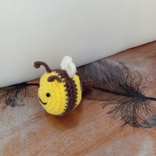 Handmade bee new, accessory for bag or keychain