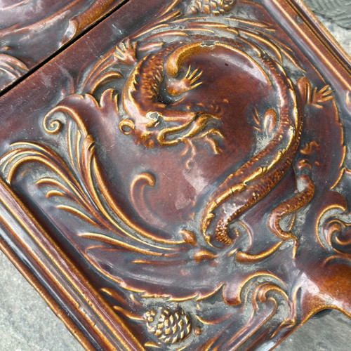 Cast iron fireplace accessory used, old
