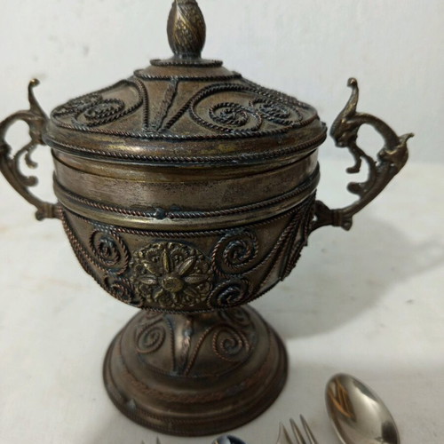 Old sweet jar used
