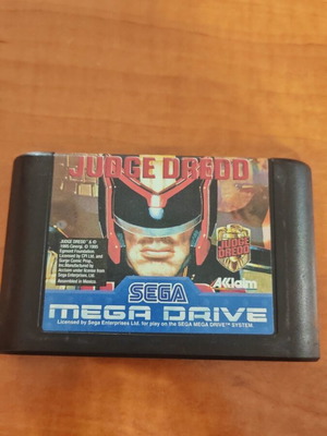 Judge Dredd Sega Mega Drive game used cartridge