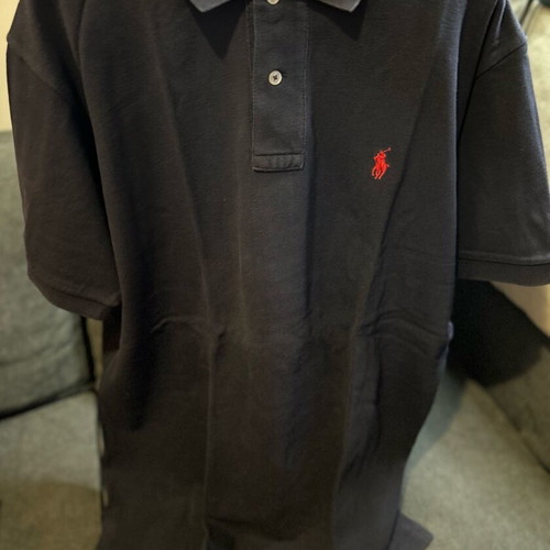 Ralph Lauren men's polo shirt short sleeve blue like new size M