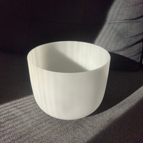 MEINL Sonic Energy Crystal Singing Bowl 8" Heart Chakra quartz like new