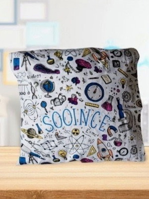 Μαξιλαροθήκη διακοσμητική siences 45x46 eco text fabric καινούργιο