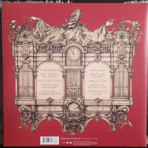 Ghost B.C. Infestissumam 2013 LP red vinyl near mint signed