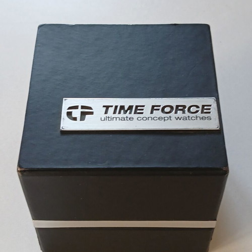 Time Force Cristiano Ronaldo CR7 wristwatch like new, black and red
