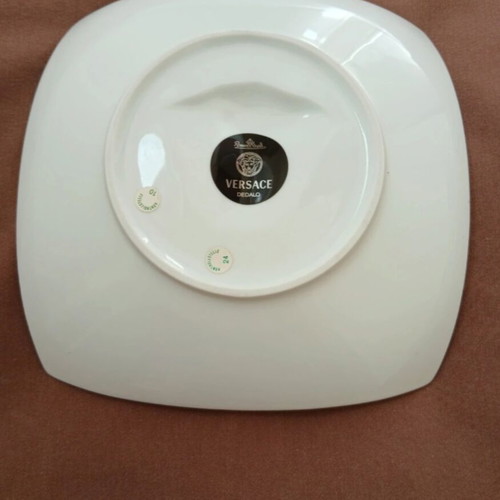 Versace Medusa Platinum decorative plate 22cm, Rosenthal porcelain