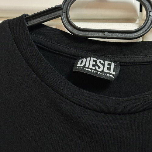 Diesel T-shirt, short sleeve, black, size S