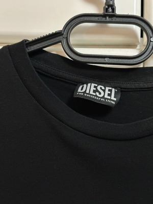 Diesel T-shirt, short sleeve, black, size S