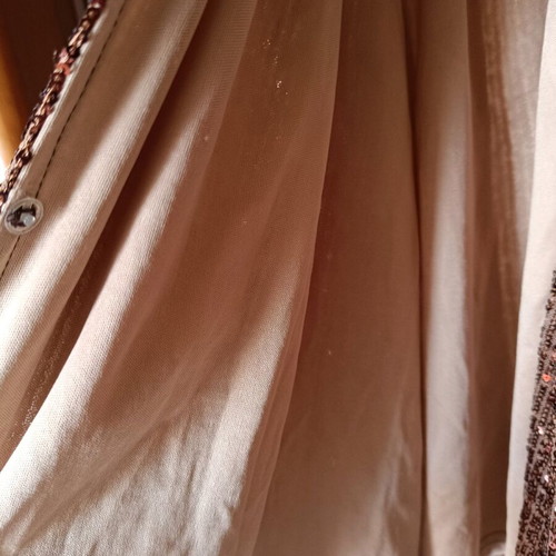 Dress for wedding or christening like new, size L, dark brown rose gold