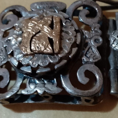 Vintage Mexican Sterling Silver 925 & 18K Gold Bracelet like new