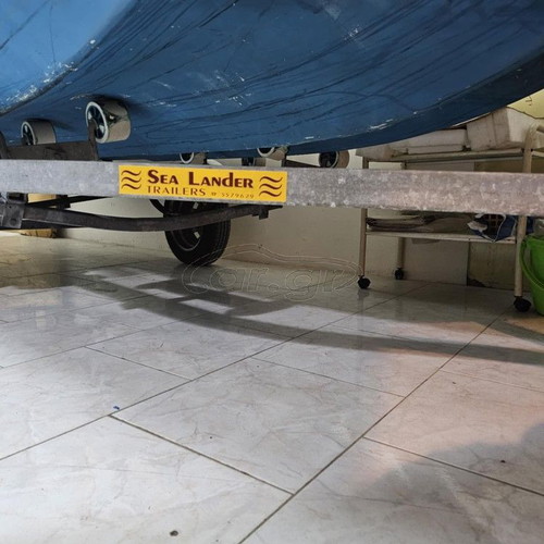 Ahellas 1992 Trikarini boat used with trailer and license