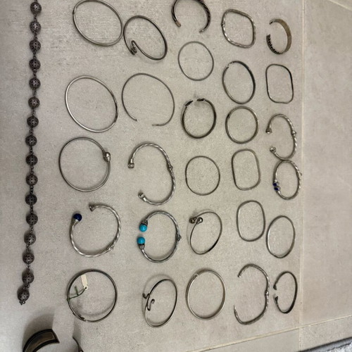 Silver jewelry used with 925 stamp weighing 300g