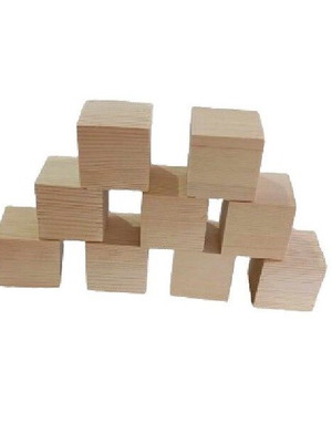 Ξύλινοι κύβοι 4,5x4,5x4,5 cm νέοι για χειροτεχνίες και παιχνίδι