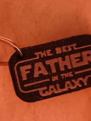 Star Wars keychain The Best Father in the Galaxy