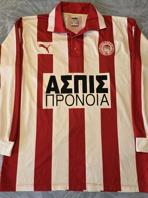 Φανέλα Ολυμπιακού σεζόν 1998-99 Luciano De Souza μεταχειρισμένη, αυθεντική, μέγεθος XL