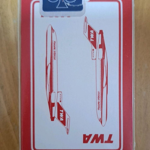 Vintage TWA Airlines playing cards like new