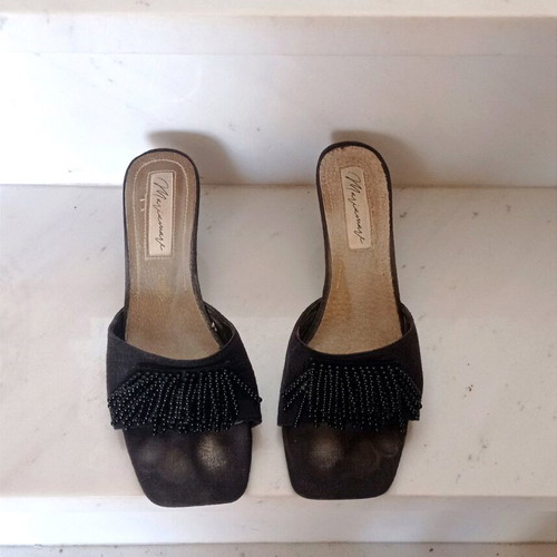 MariaMare mules sandals used, black, size 41