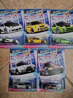 Hotwheels complete set of 5 new, unopened excellent condition