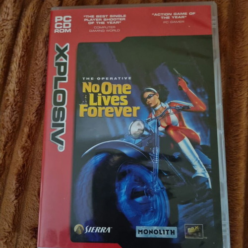 No One Lives Forever PC game like new, action adventure shooter