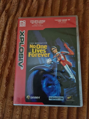 No One Lives Forever PC game like new, action adventure shooter