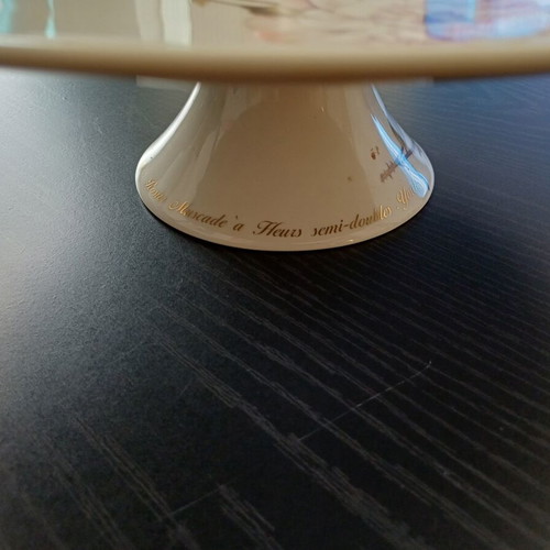 Porcelain cake stand with base and serving spatula MCA Home Collection like new