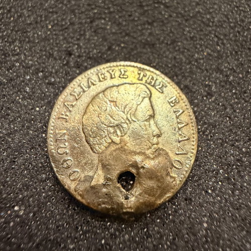 Half Drachma 1833 King Otto silver used