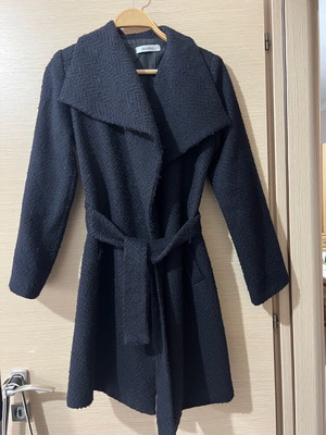 Anna Riska coat like new, black blue, size M