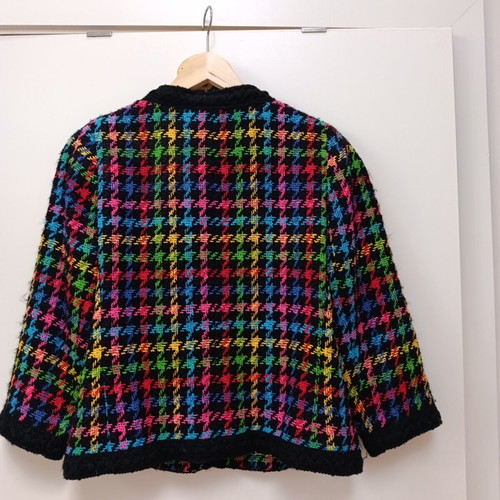 Klassieke blazer multicolor used, Edward Achour Paris, size L
