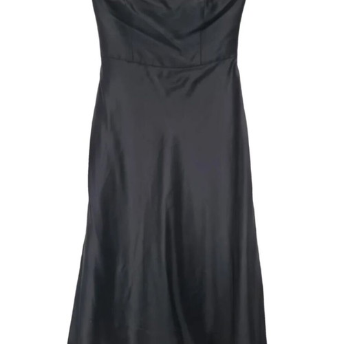 Ann Taylor strapless silk dress like new, black, size S
