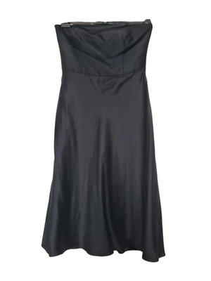 Ann Taylor strapless silk dress like new, black, size S
