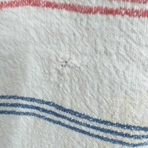 Vintage handloom fabric piece used