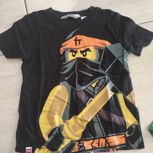 Lego Ninjago T-shirts, pack of 2, black and green