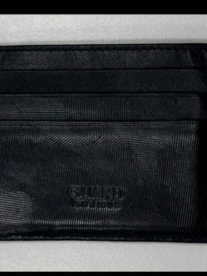 Guard Istanbul genuine leather wallet black like new