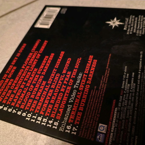 At The Gates Suicidal Final Art Box like new