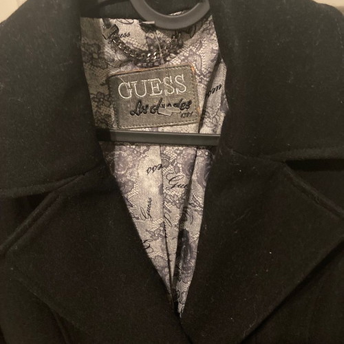 Guess women's coat new, black, size M