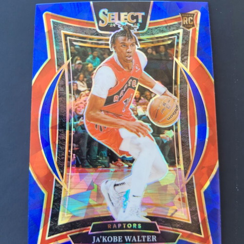 2024-25 Panini Select Jakobe Walter Blue Cracked Ice Prizm Rookie RC card like new