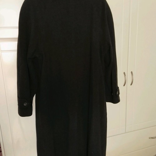 Dielle men's long coat XL used, black, vintage