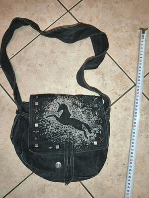 Kookai crossbody bag in black denim like new