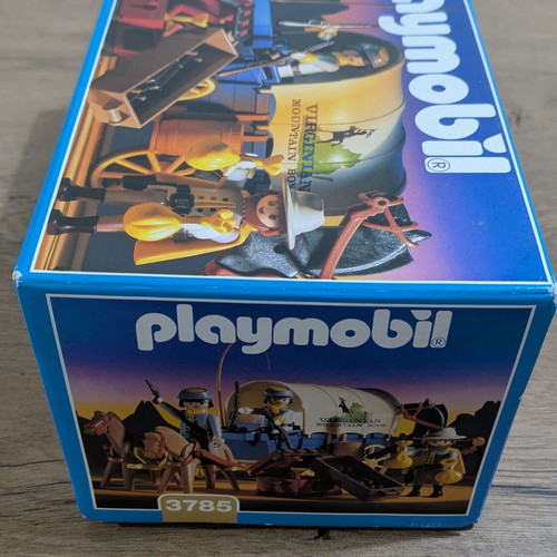 Playmobil Western 3785 South with Wagon set used, with box