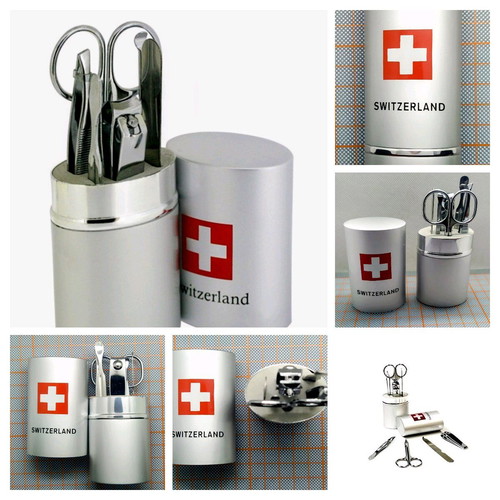 Swiss Collection nail care set new in aluminum case