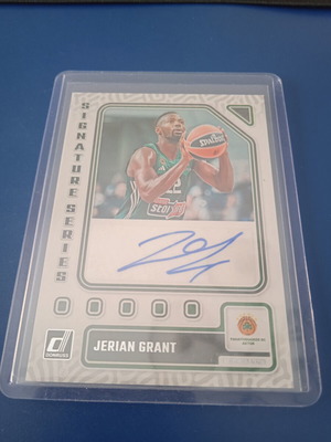 Jerian Grant Panini Euroleague Donruss Signature Series basketball card