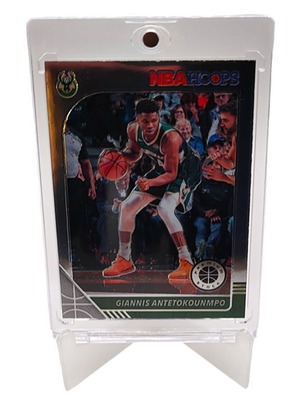 2019-20 Panini Hoops Giannis Antetokounmpo Premium Base #102 card new in acrylic case