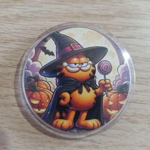 Garfield Pin No2 New 6x6 Centimeters