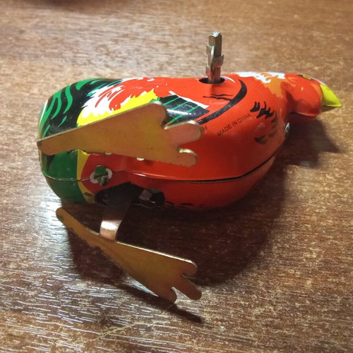 Tin toy replicas used, non-functional for decoration