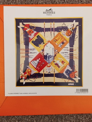 Hermès vintage silk scarf Le Carnaval de Venise by Hubert de Watrigant like new