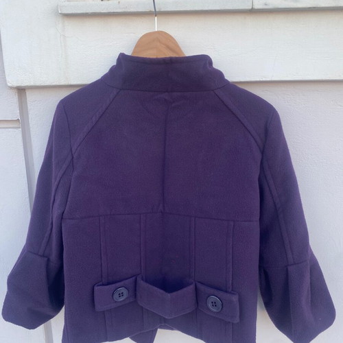 Purple coat used, size M