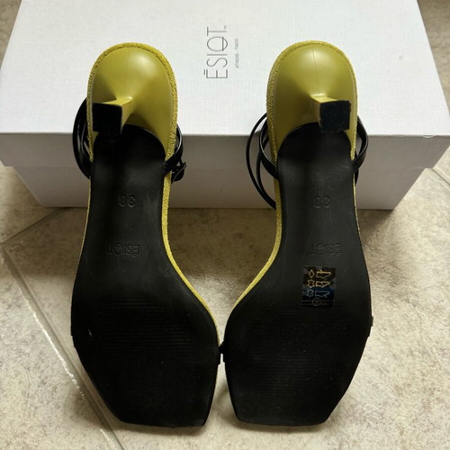 Esiot sandals new, size 38, black and green