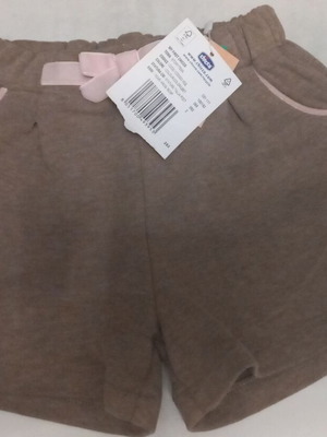 Chicco winter shorts for girl new, beige, 2 years, 92 cm