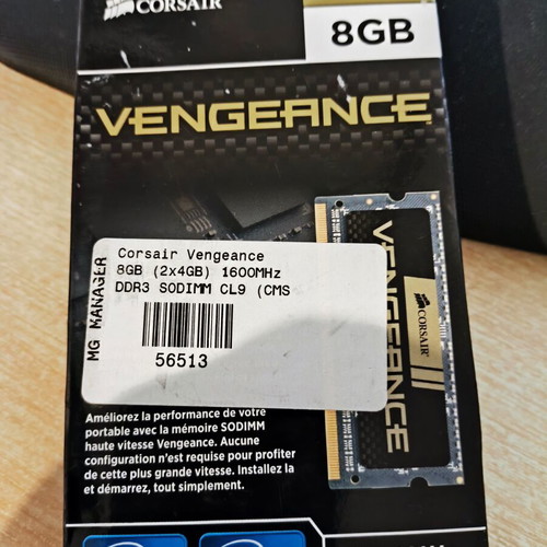 Corsair 8GB DDR3 SO-DIMM 2x4GB 1600MHz new laptop memory