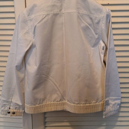 Target spring white jacket like new, cotton and polyester